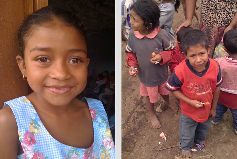 Young children served in a variety of way via the efforts of Living Hope For Honduras.